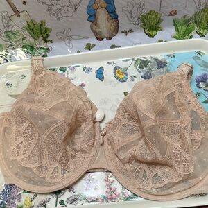 Wacoal 38G Beige Lace Underwire Bra